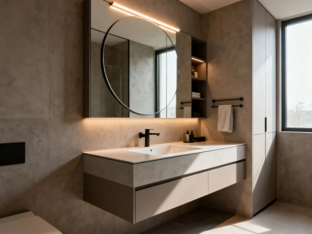 Small bathroom cabinet