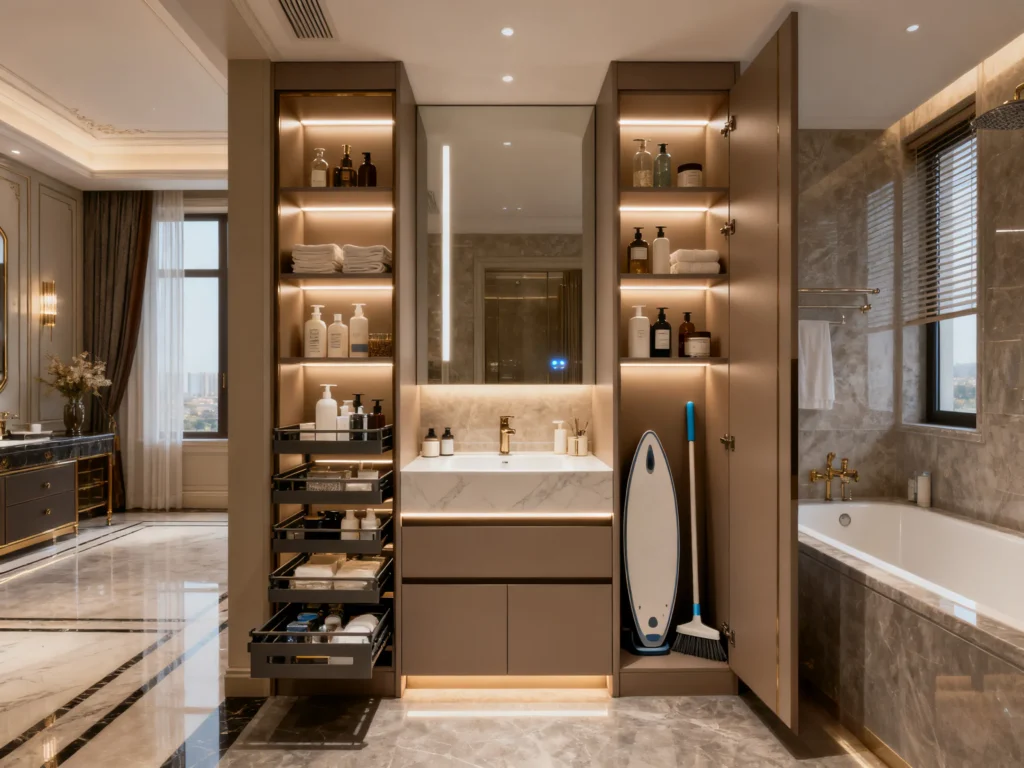 Tall bathroom cabinet