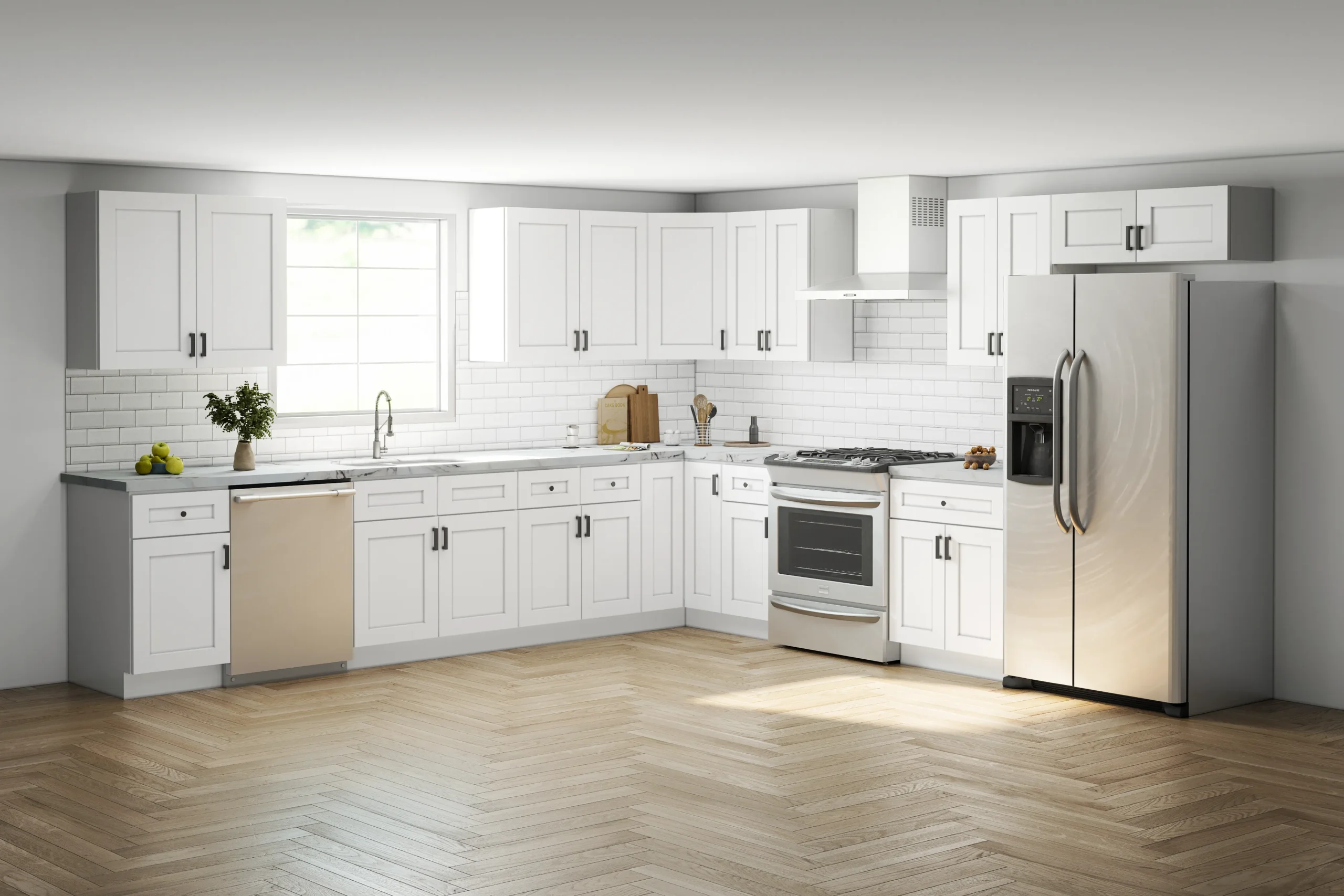 3d kitchen cabinet layout w2430 b15