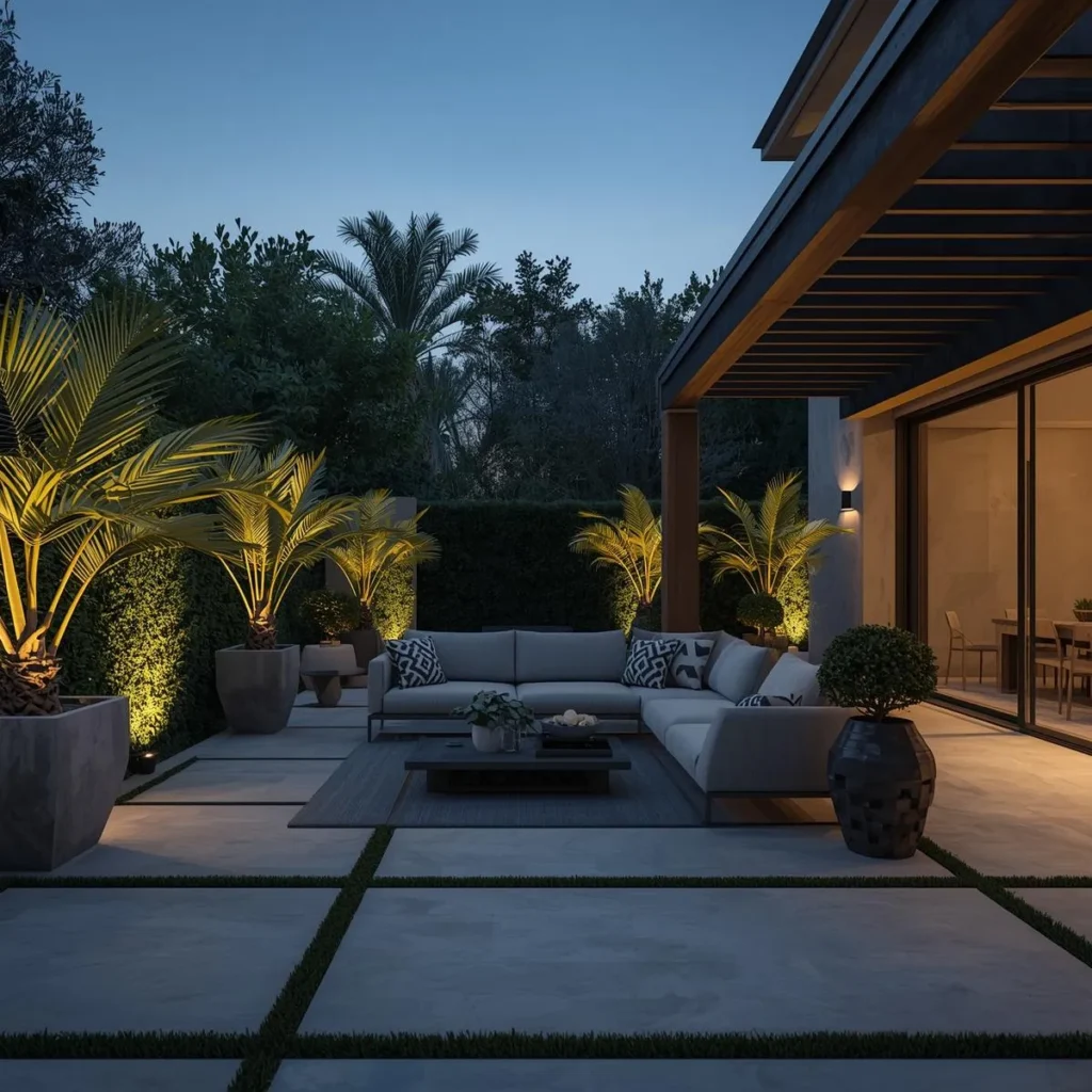 Artificial outdoor plants