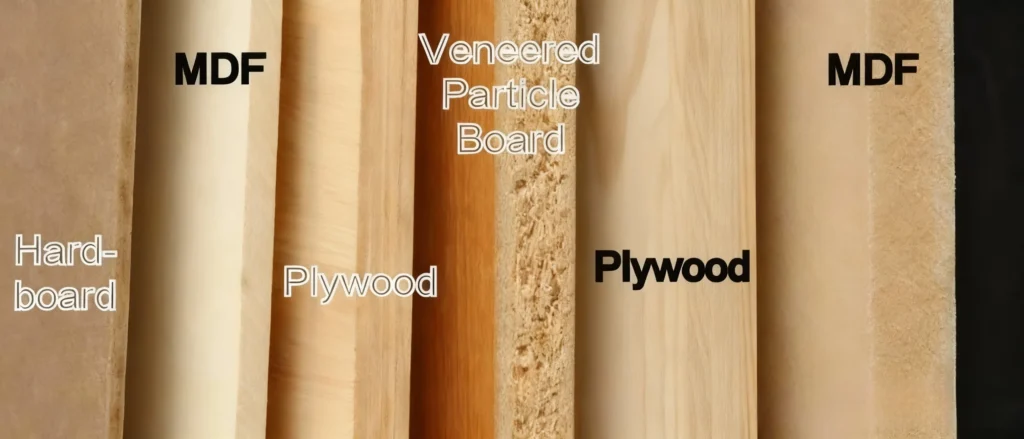 Cabinet door material types comparison