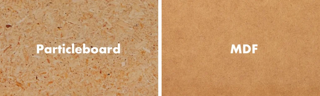 Cabinet material plywood mdf particle board comparison
