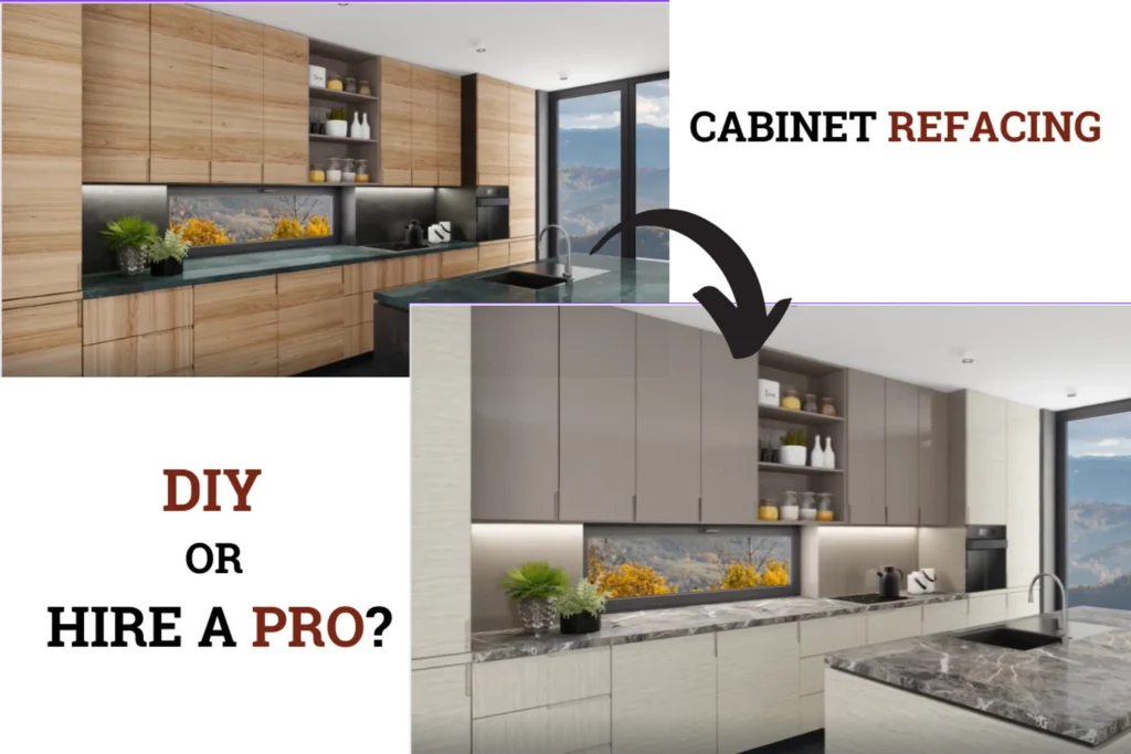 Diy vs pro kitchen cabinet painting