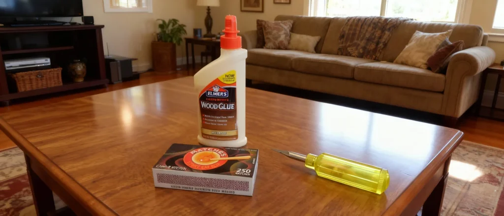 Fix stripped screw hole in wood