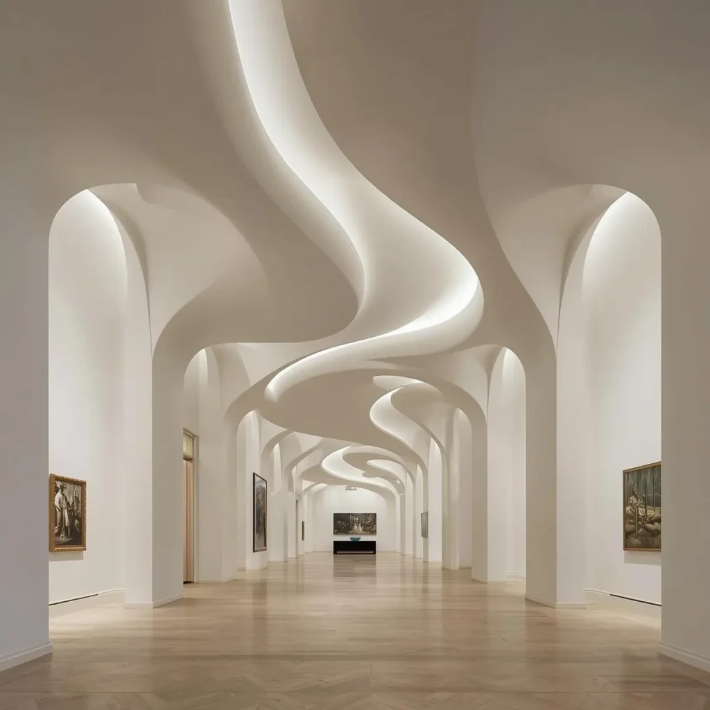 Gypsum suspended ceiling