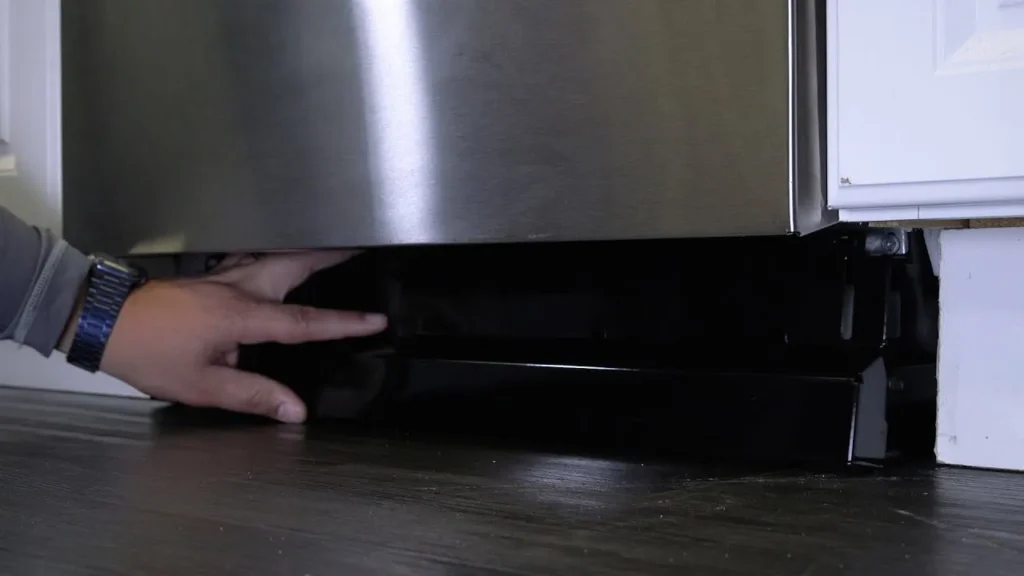 Install toe kick panel