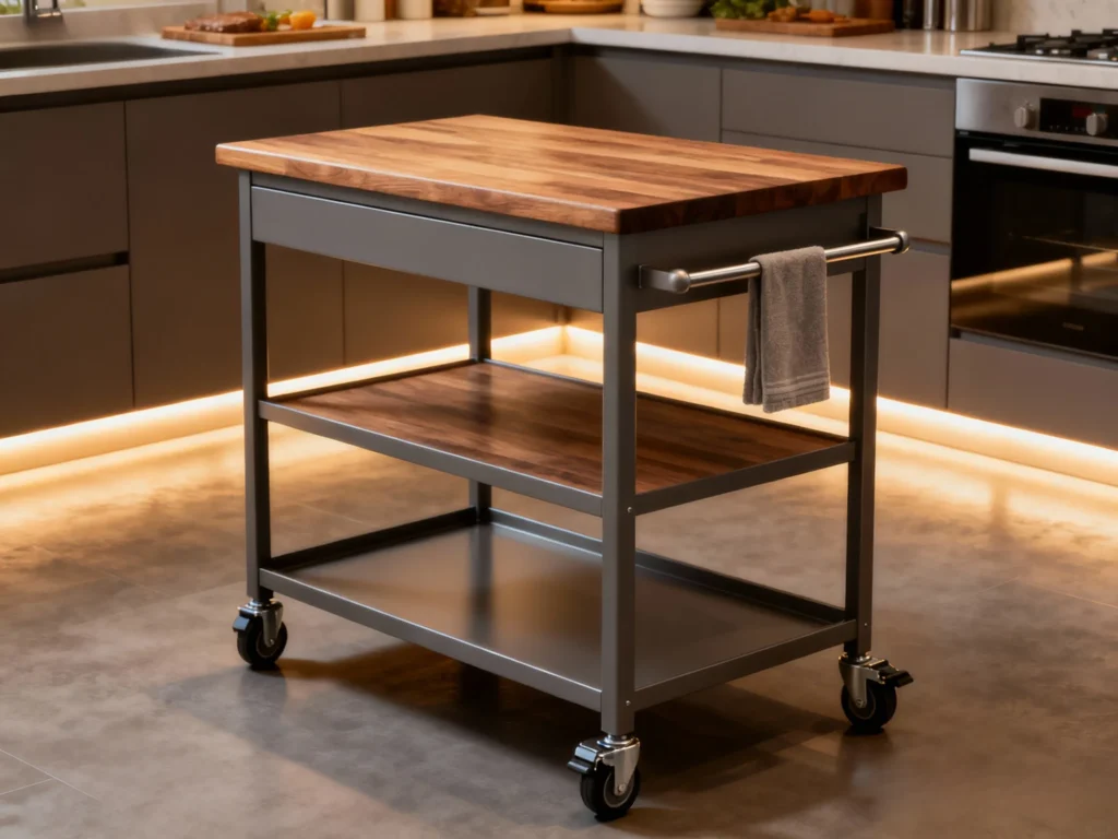 Kitchen island cart