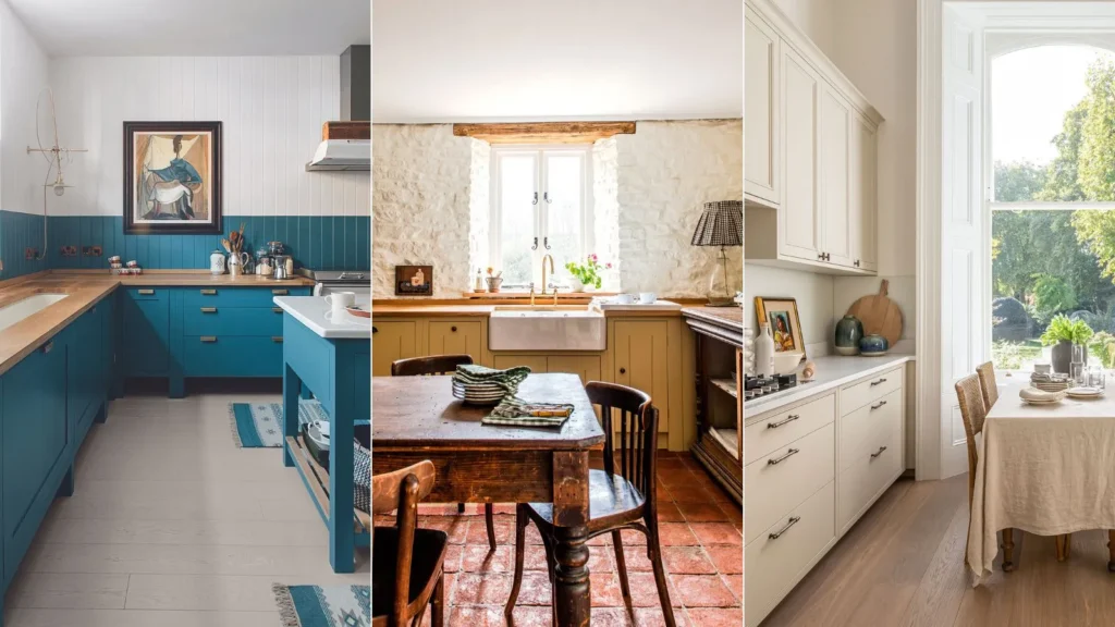 Light cabinet colors small kitchen