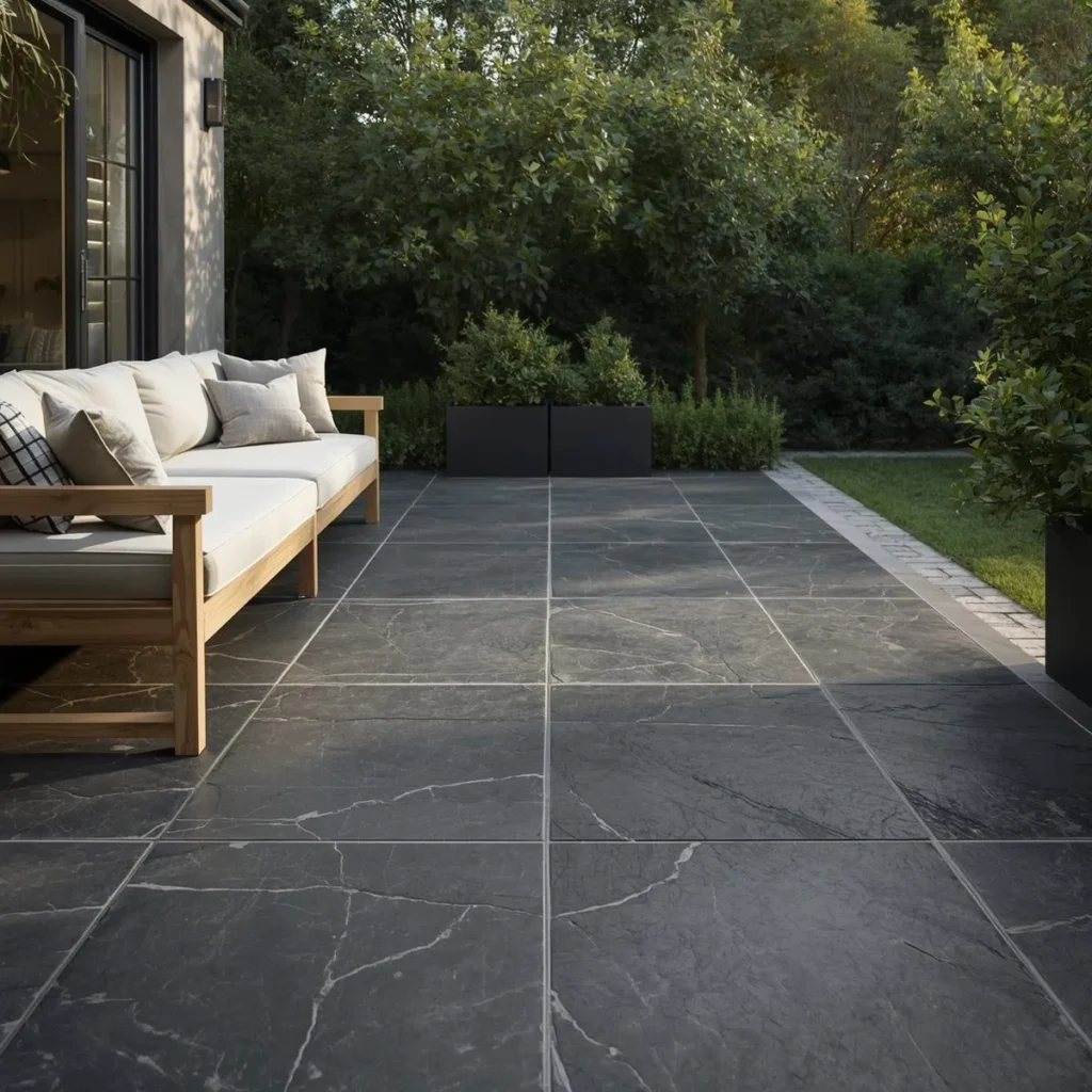 Outdoor slate tile
