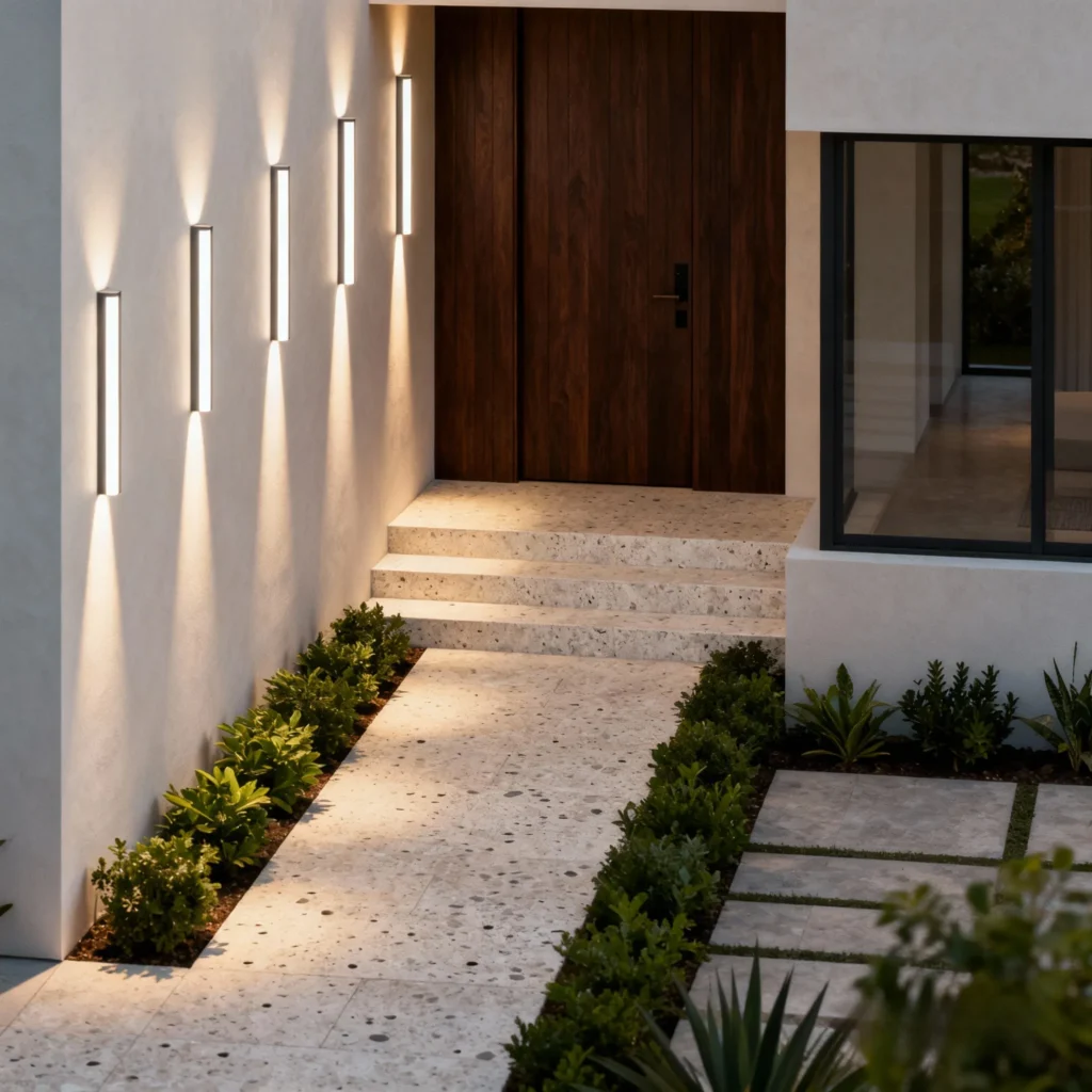 Outdoor wall lights