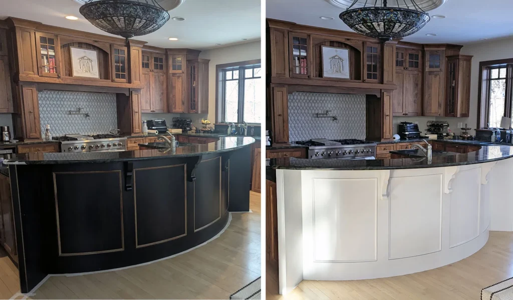 Refinishing kitchen cabinets