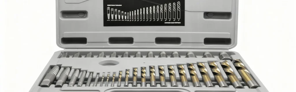 Screw extractor tool set