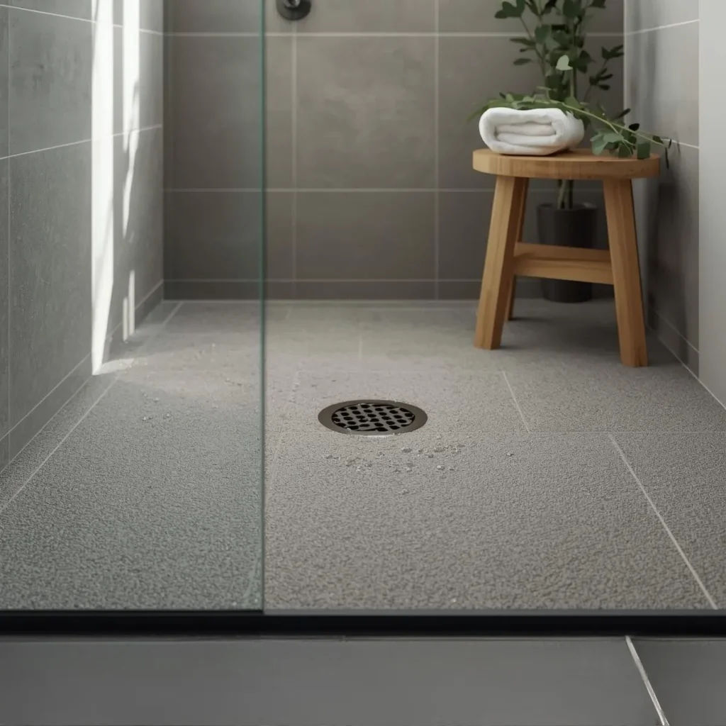 Shower floor tile photo