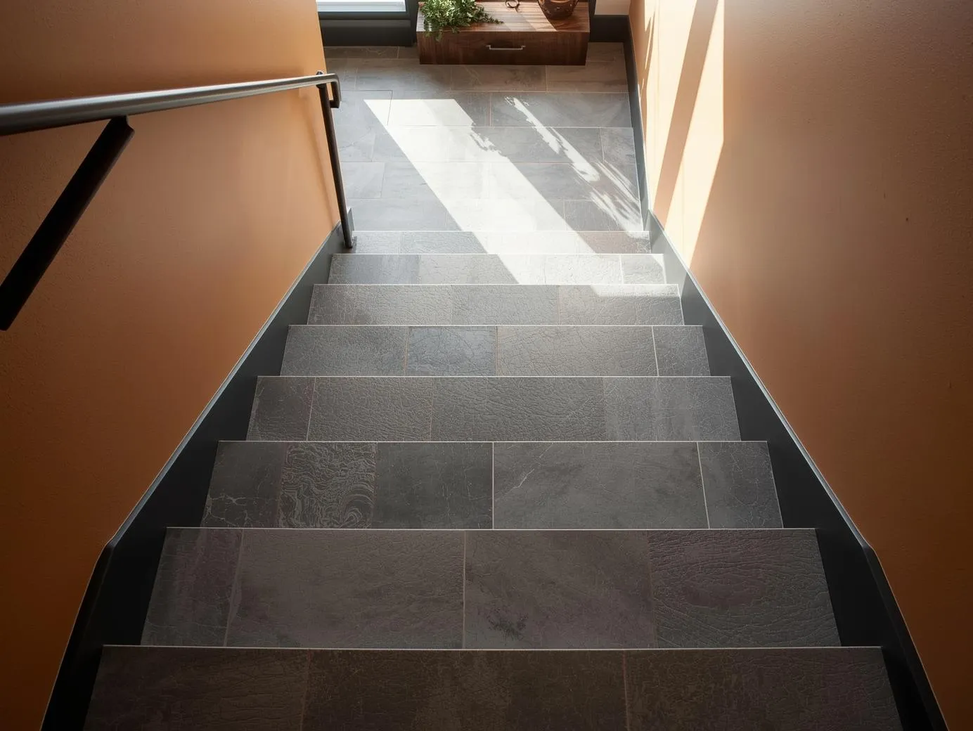 Stairs & thresholds — slate tile