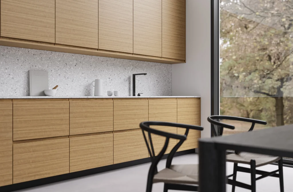 Toe kick kitchen cabinets