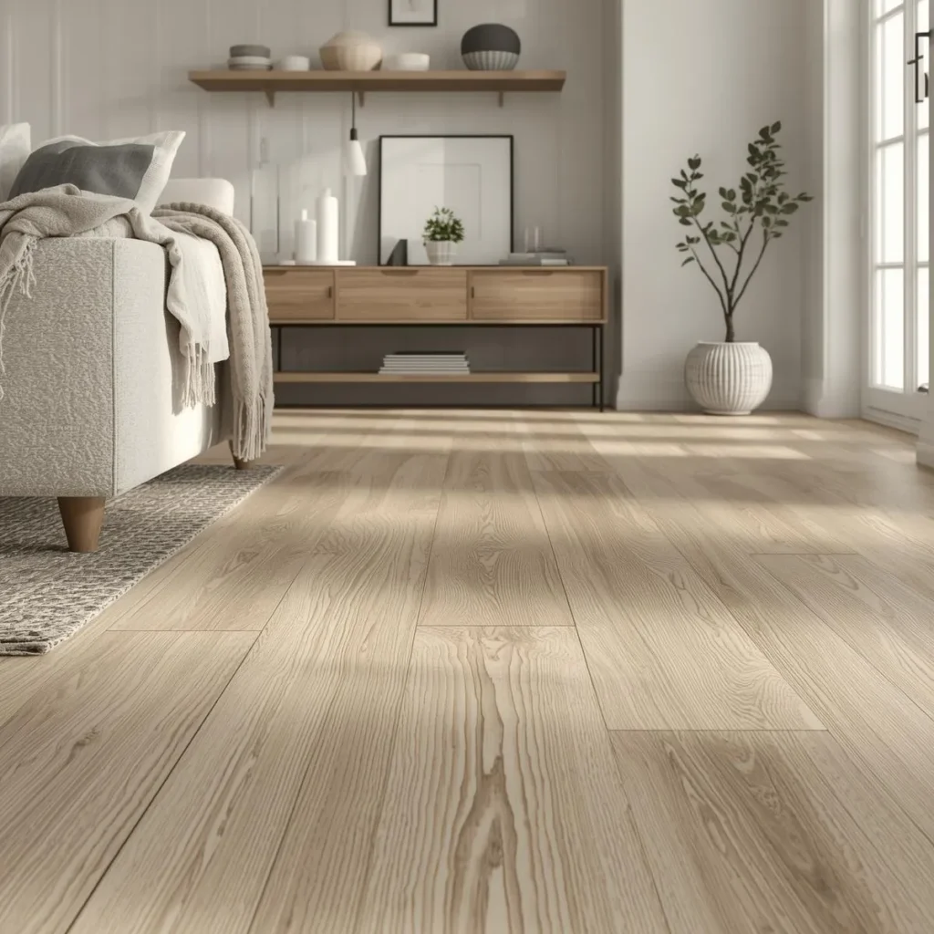 Wood look porcelain tile photo