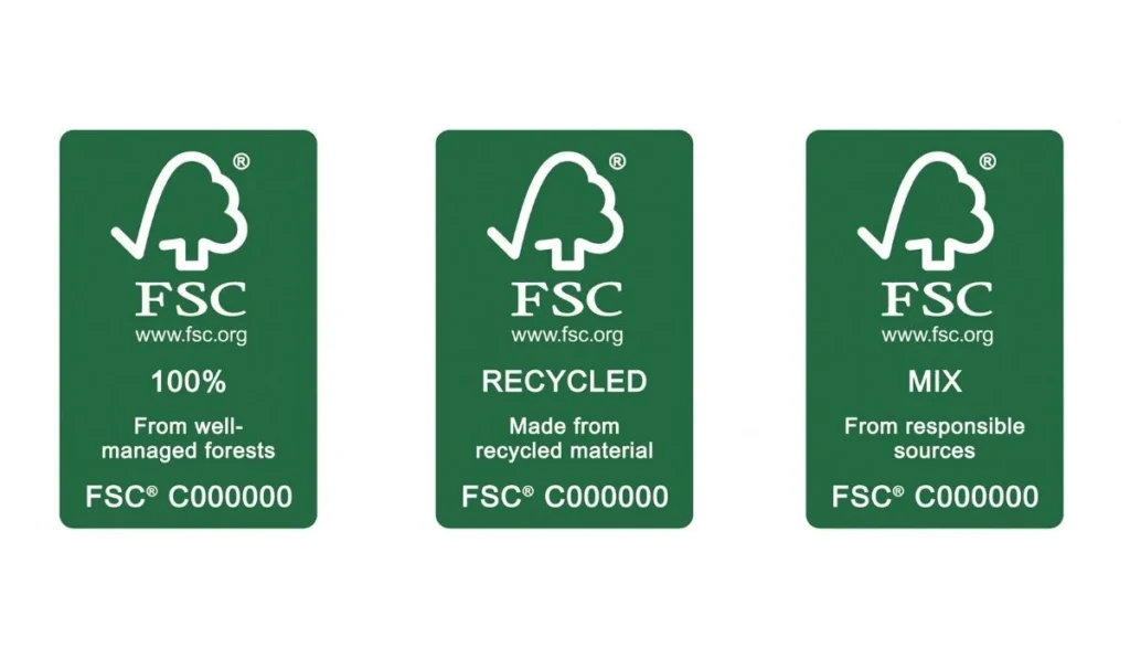 Fsc certification furniture label low voc textile oeko tex generic