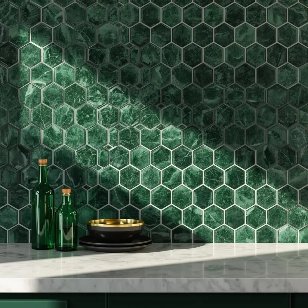Green Glass Tile