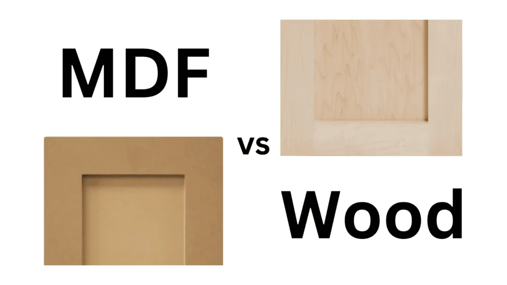 Mdf plywood solid wood shaker door price