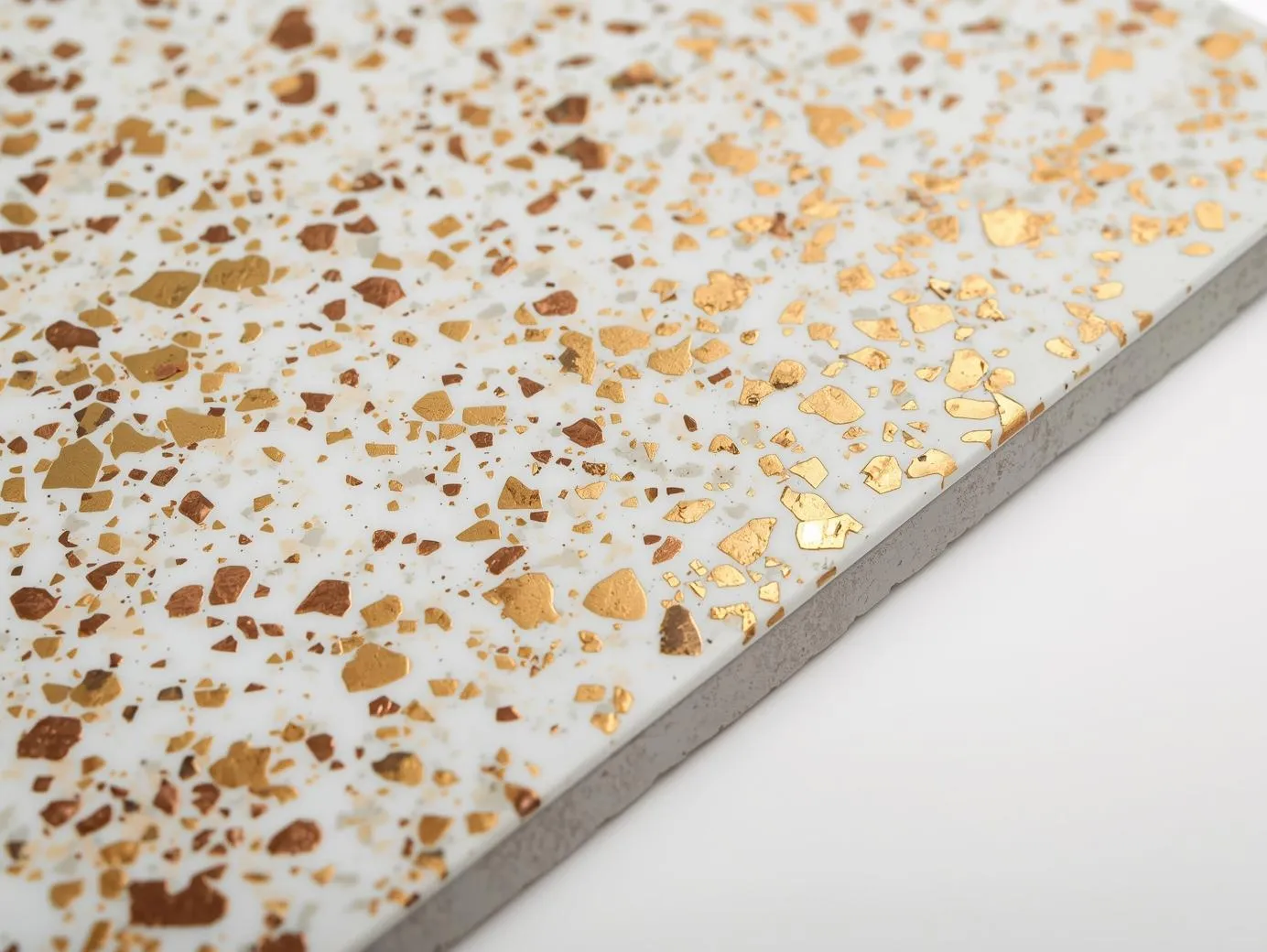 Metal Aggregate Terrazzo Tile