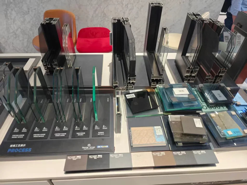 Overview of the Doors and Windows Showroom