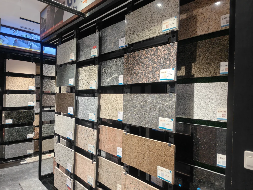 Overview of the Flooring Tile And Stone Showroom