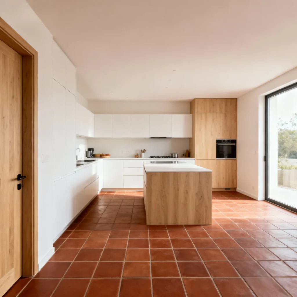 Terracotta kitchen tiles