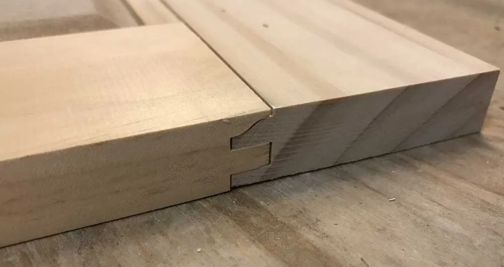Cabinet door joinery