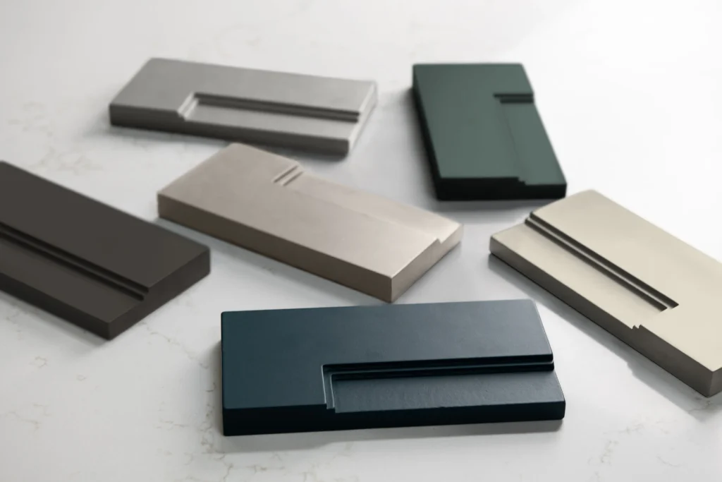 Cabinet door material samples