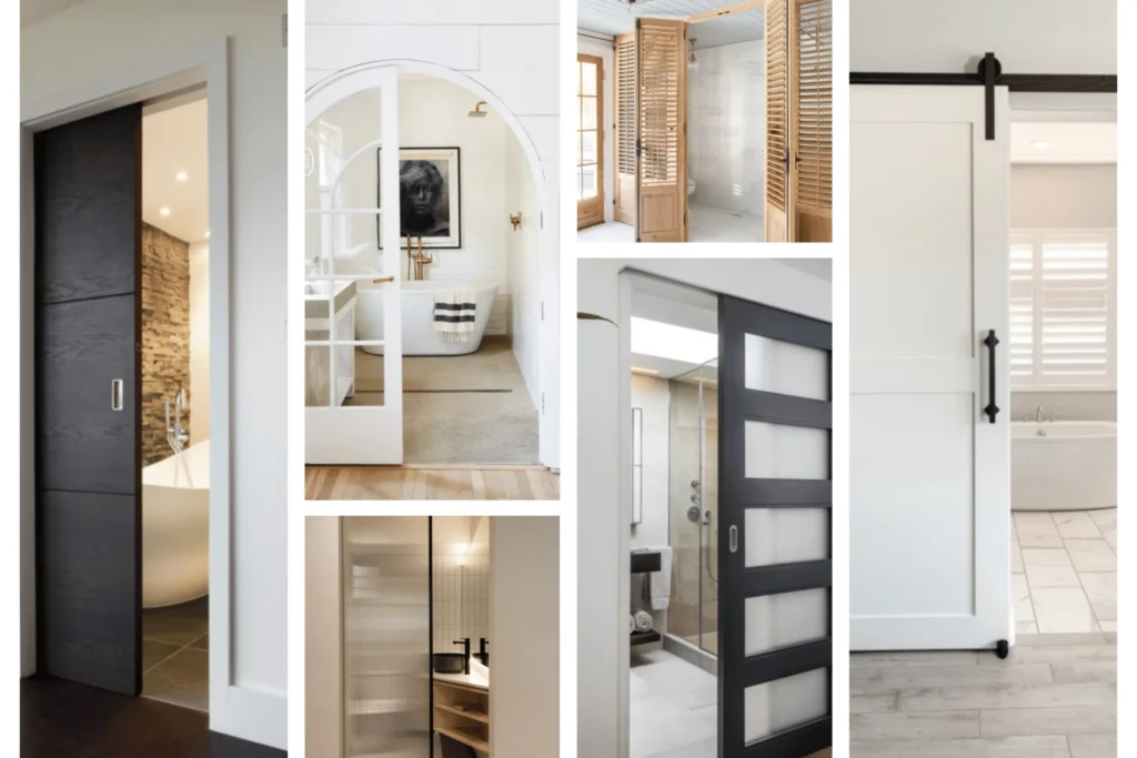 Door outside side definition bedroom bathroom closet exterior