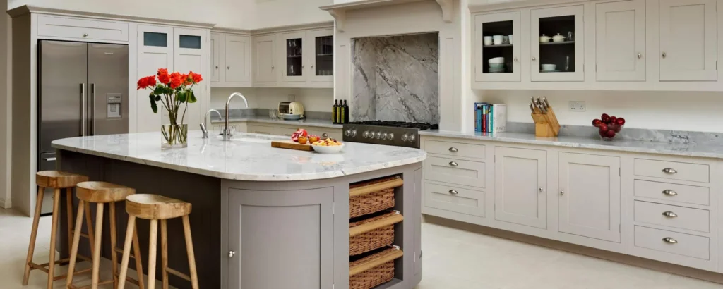 Modern white shaker cabinets